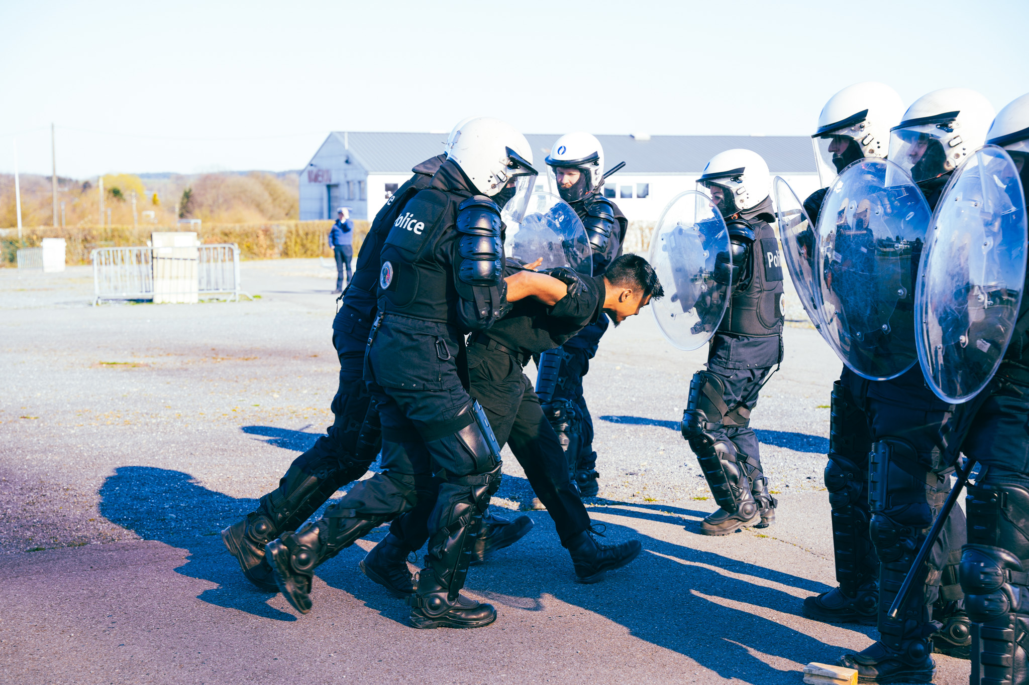 Démonstration gestion emeute