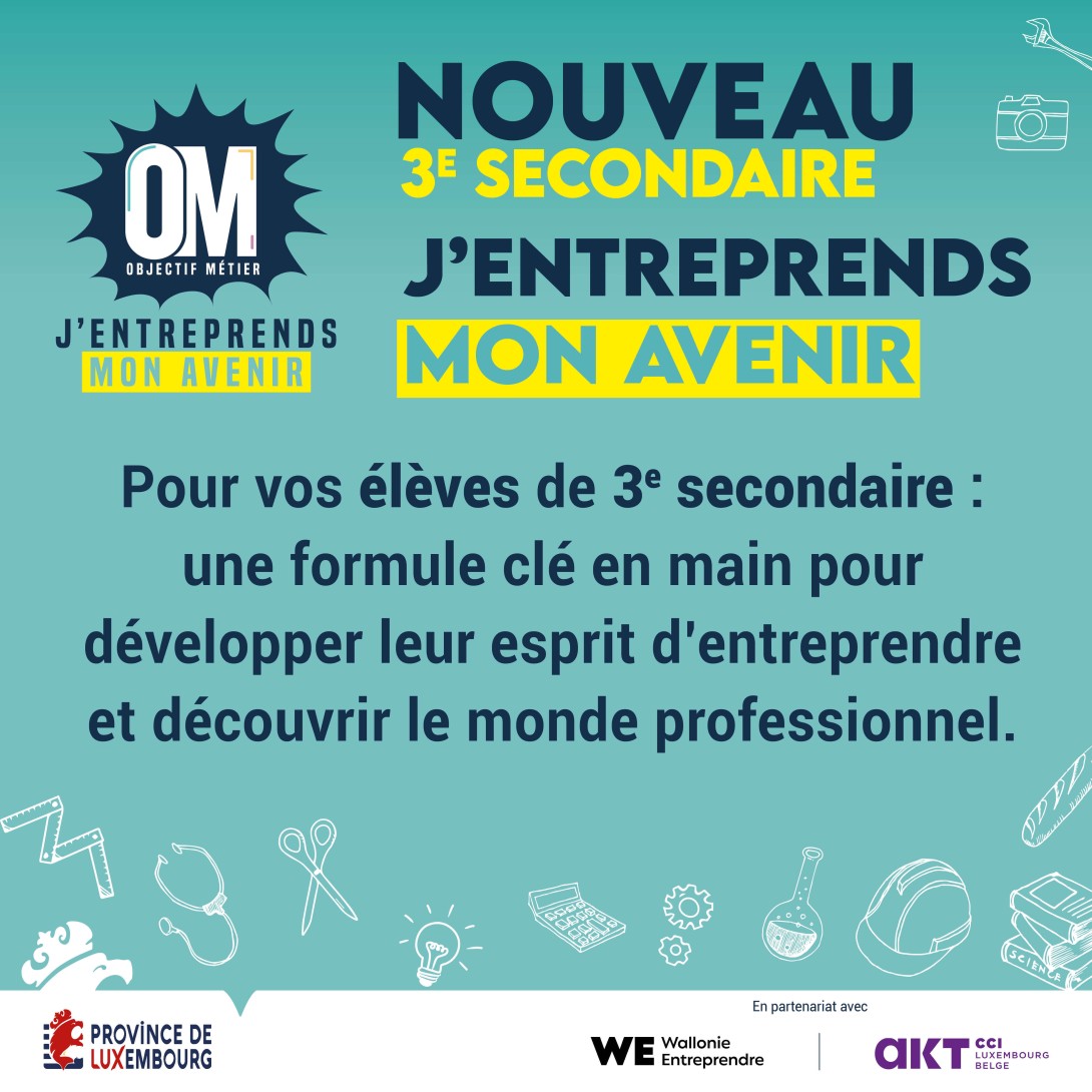 J'entreprends mon avenir - 3e secondaire